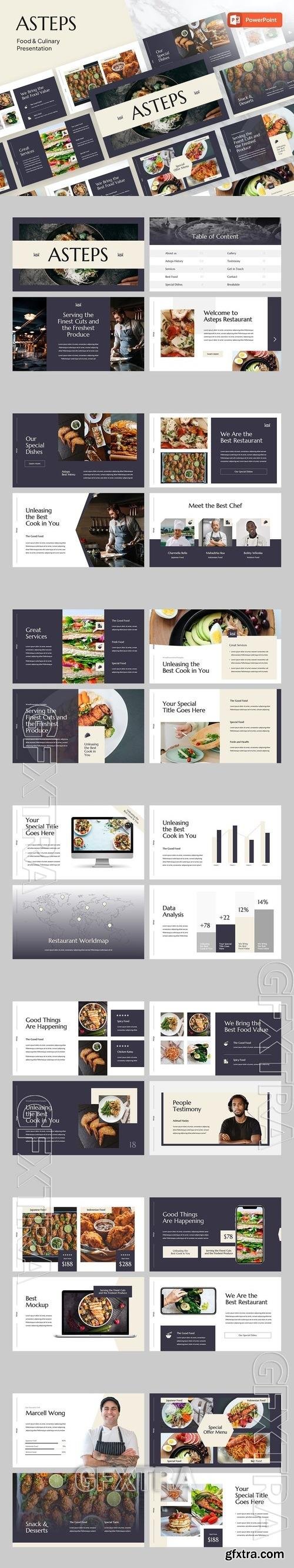 Food and Culinary PowerPoint, Keynote and Google Slides