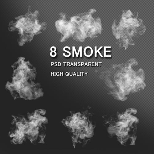 Premium PSD | Smoke styles pack Premium PSD
