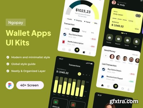 Ngopay - Wallet Apps UI Kits Ui8.net