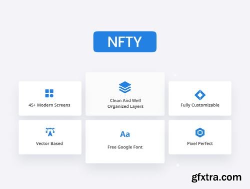 NFTY - NFT Mobile App UI KIT Ui8.net