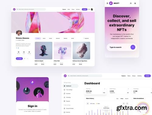 NeoFT - UI kit for NFT Marketplaces Ui8.net