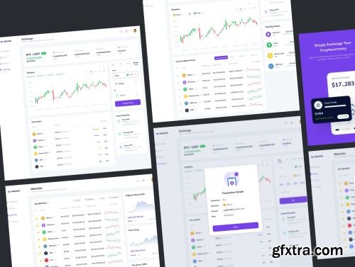 Negosin - Crypto Tracking Dashboard UI KIts Ui8.net