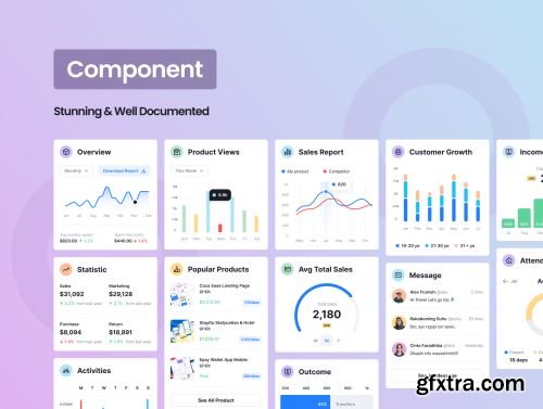 Neat - Multipurpose Mobile Dasboard UI Kit Ui8.net