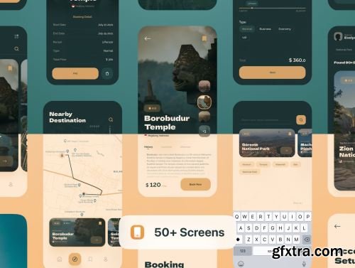 Navel - Nature Travel Expedia App UI Kit Ui8.net