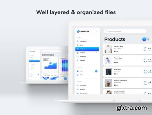 Natasha - Multi-Purpose Dashboard UI Kit Ui8.net