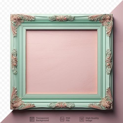 Premium PSD | Isolated wooden frame Premium PSD