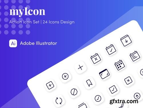 myIcon | Action Icon Set Ui8.net