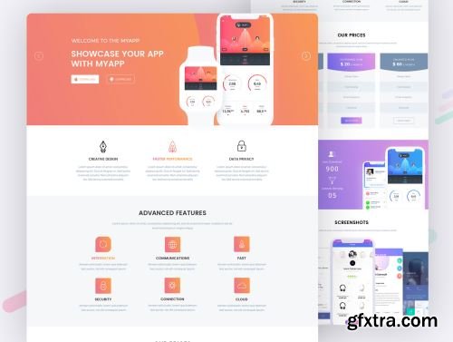Myapp - App Promotional Landing Page Template Ui8.net
