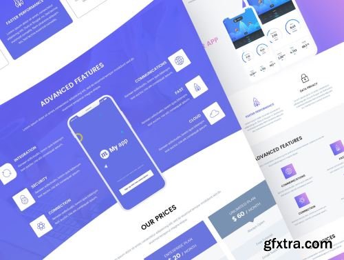 Myapp - App Promotional Landing Page Template Ui8.net