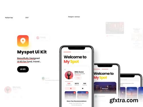 My Spot UI Kit Ui8.net