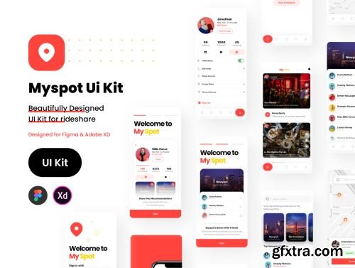 My Spot UI Kit Ui8.net