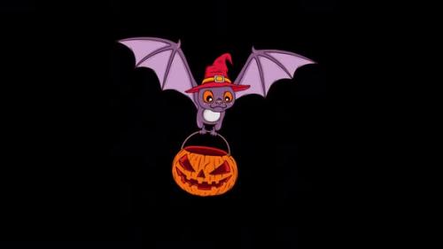 Videohive - Halloween Bat Illustration - 48035227 - 48035227