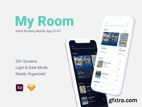 My Room - Hotel Booking Mobile App UI KIT Ui8.net