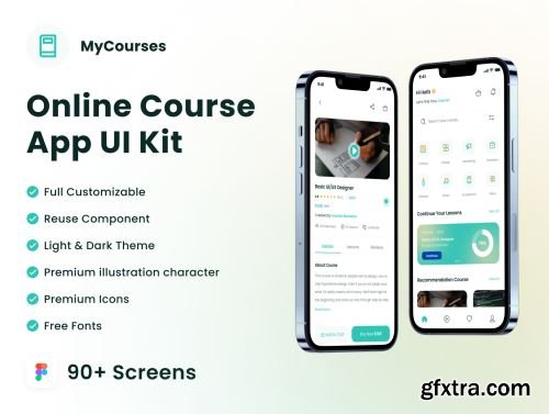 My Course UI Kit Ui8.net