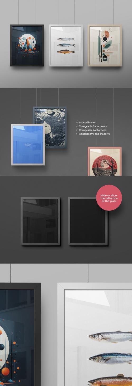 Poster Mockup 40 x 50 Hanging Modern 650605130