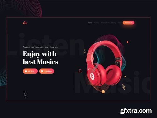 Music House Mobile UI Kit Ui8.net