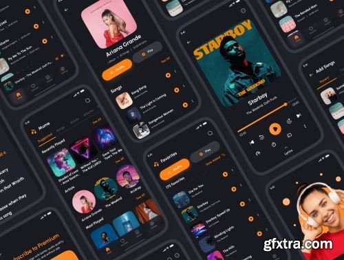 Mume - Music Player App UI Kit Ui8.net