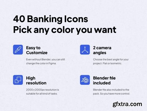 Multiangle 3D Banking Icons Ui8.net