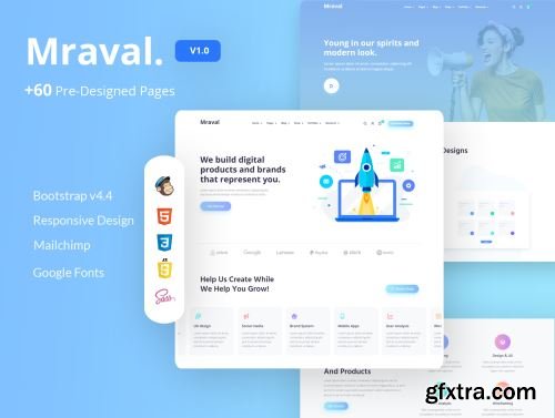 Mraval Multipurpose HTML Template Ui8.net