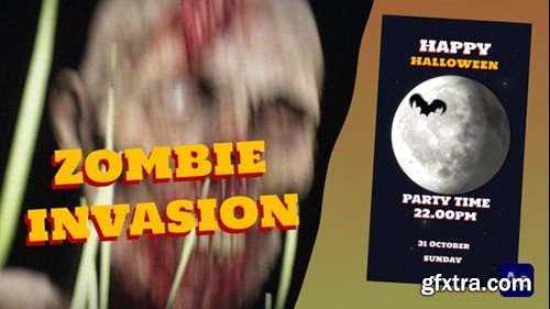 Videohive Zombie invasion on Halloween night 48259475