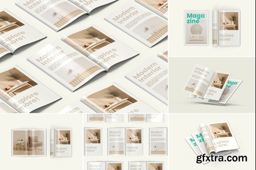 Magazine PSD Mockup 6V8LZMH