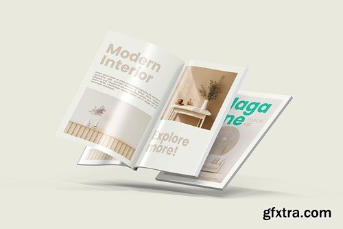 Magazine PSD Mockup 6V8LZMH