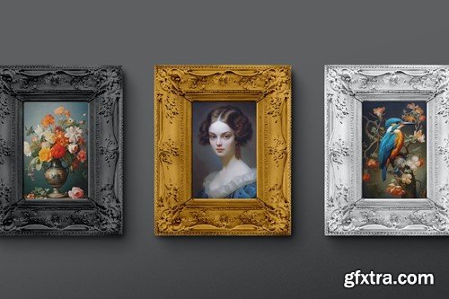 Frame Mockup 10 x 15 Old Antique SXFNRVL