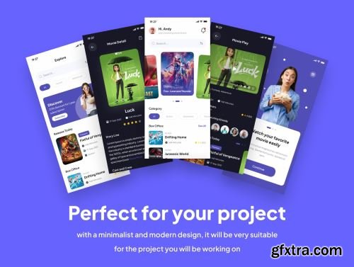 Moviemax - Movie Apps UI Kits Ui8.net