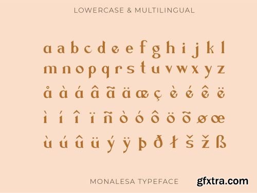 Monalesa - New Vintage Typeface Ui8.net