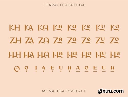 Monalesa - New Vintage Typeface Ui8.net