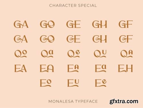 Monalesa - New Vintage Typeface Ui8.net