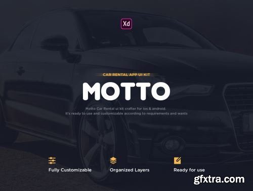 Motto Car Rental UI Kit Ui8.net