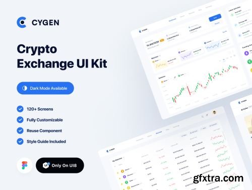 Cygen - Crypto Exchange Dashboard UI Kit Ui8.net