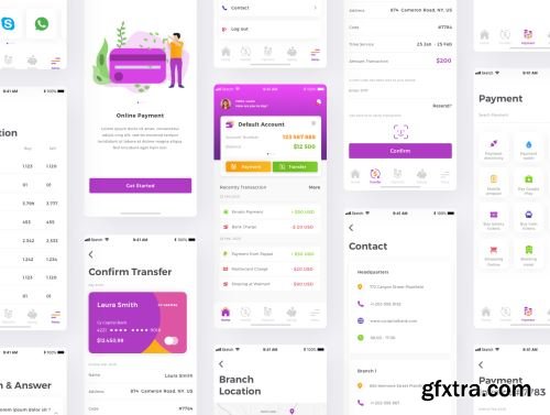 Cy Capital Bank App UI Kit Ui8.net