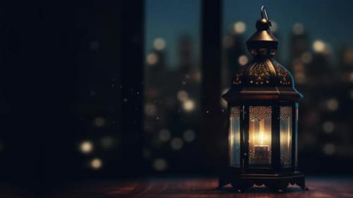 Videohive - Ramadan Lantern Background Loop - 48039776 - 48039776