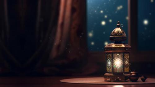 Videohive - Ramadan Lantern Background Loop - 48039779 - 48039779