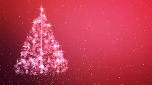 Videohive - Glowing Christmas Tree Loopable - 48041932 - 48041932