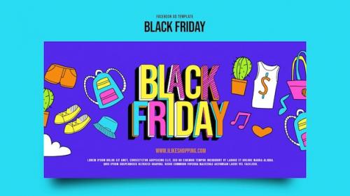 Premium PSD | Black friday facebook template Premium PSD