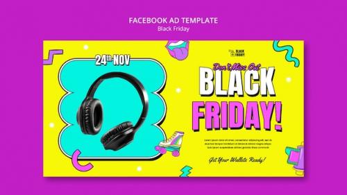 Premium PSD | Black friday facebook template Premium PSD