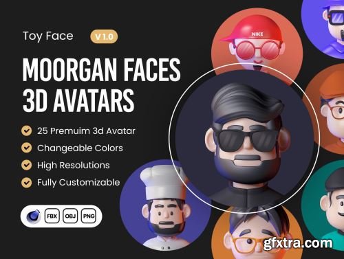 Moorgan 3D Avatar (v1.0) Ui8.net