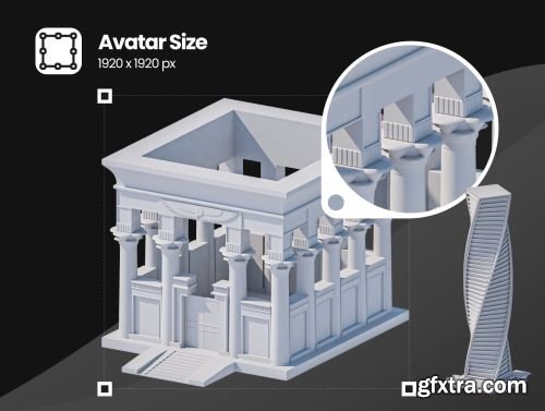 Moorgan 3d landmarks Pack (v1.0) Ui8.net