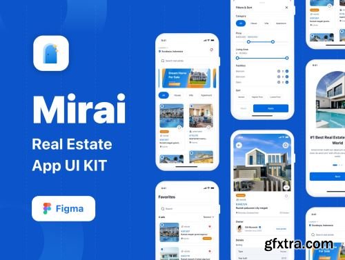 Mirai - Real Estate App UI KIT Ui8.net