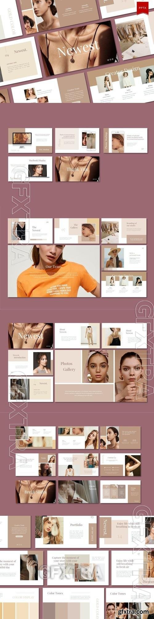 Newest Fashion and Minimal PowerPoint, Keynote and Google Slides Templates