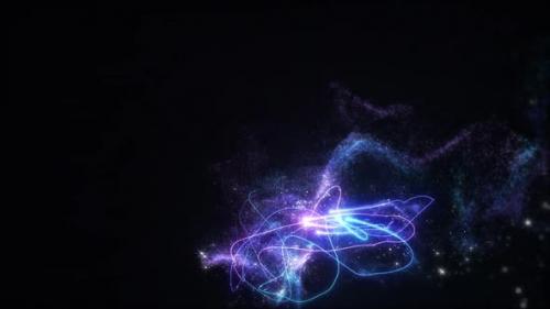 Videohive - Loopable Neon Fairy Dust Zoom - 48041939 - 48041939