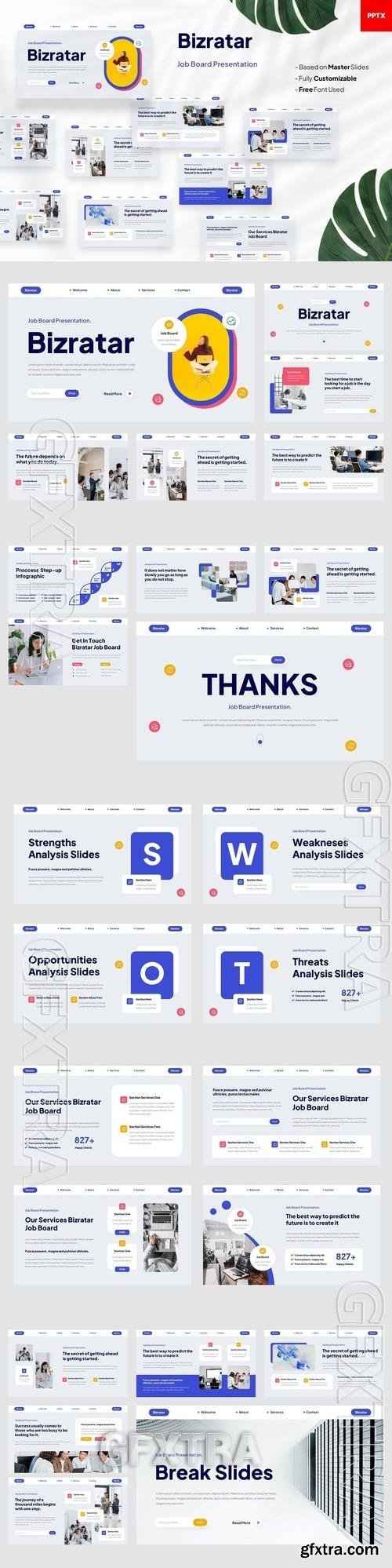 Bizratar - Job Board PowerPoint, Keynote and Google Slides Templates
