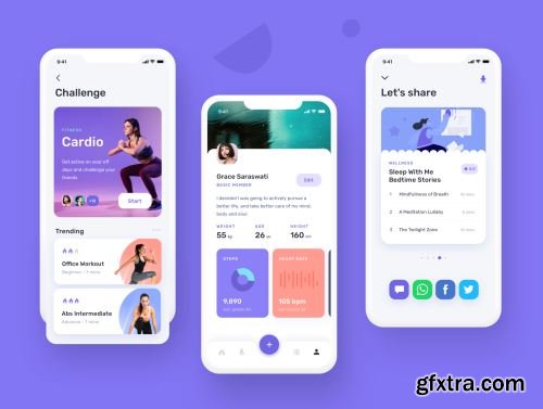 Momotaro Health UI Kit Ui8.net