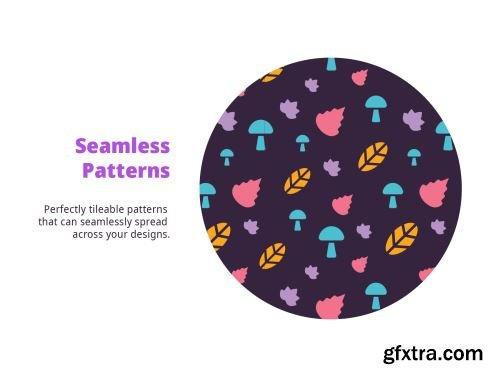 Moderno Autumn Seamless patterns Ui8.net