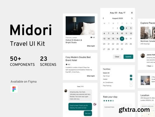 Midori Travel UI Kit Ui8.net
