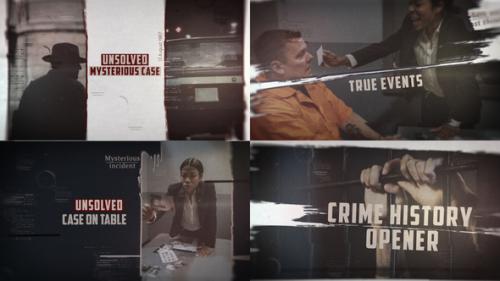 Videohive - Crime History Opener - 48040696 - 48040696