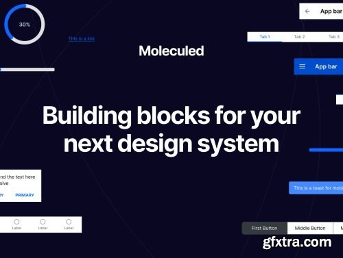 Moleculed - Design Starter Library Ui8.net